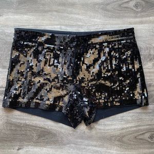 Express sequin shorts